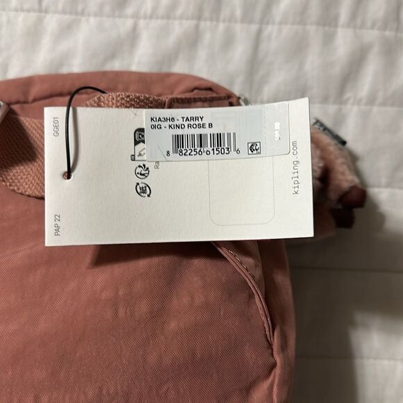 Kipling TARRY Kind Rose Pink Crossbody Fanny Pack - Picture 4 of 11